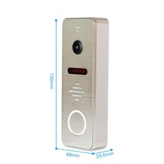 Kit Videointerfon AHD MorningTech HD Slot Card Wifi Tuya App - Negru