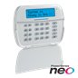 Tastatura LCD alfanumerica + modul wireless , cablata, 128 zone, SERIA NEO - DSC NEO-HS2LCD-RF
