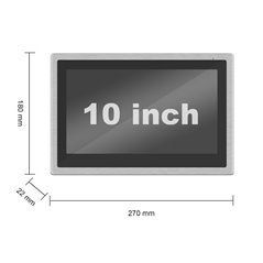 Kit Videointerfon AHD MorningTech 10” HD cu Functie DVR Slot Card