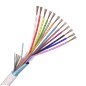 Cablu de alarma 12 fire ecranate, cupru integral, 100m 12CUEF Cablu de alarma 12 fire ecranate, cupru integral, 100m 12CUEF