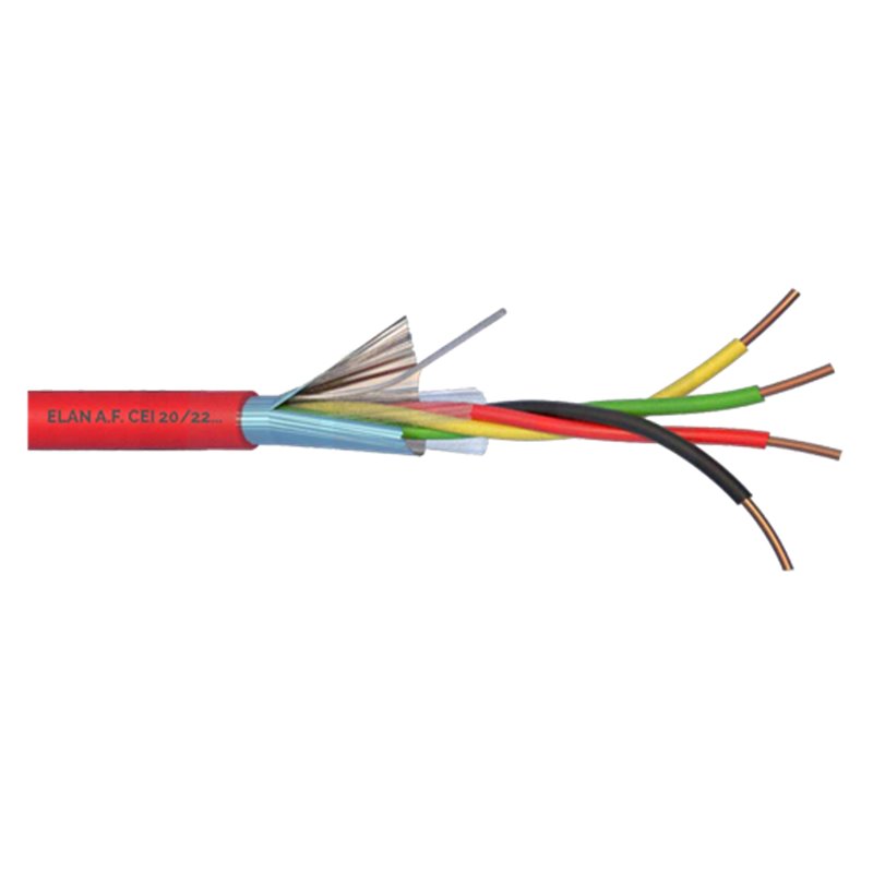 Cablu de incendiu 2x2x0.8mm, ecranat, 100m ELN-2x2x08 Cablu de incendiu 2x2x0.8mm, ecranat, 100m ELN-2x2x08