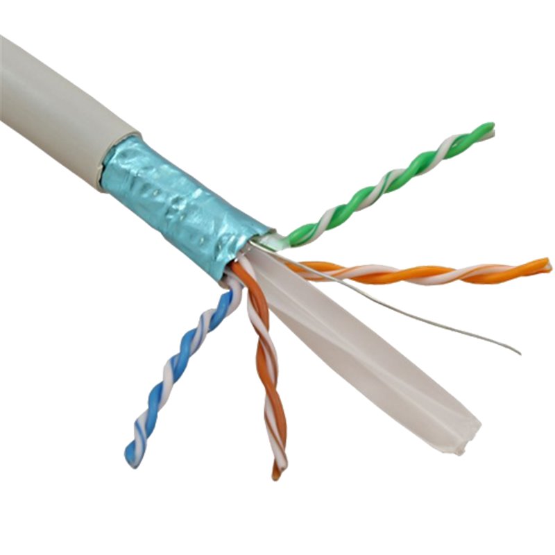 Cablu FTP, cat 6E, CUPRU 100%, manta LSZH 305m - ELAN ELN-FTP-6e-CU Cablu FTP, cat 6E, CUPRU 100%, manta LSZH 305m - ELAN ELN-FTP-6e-CU
