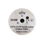 Cablu UTP DE EXTERIOR, cat 6E, CUPRU 100%, tambur 305 metri - UNV  CAB-LC3110B-E-IN