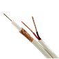 Cablu coaxial RG59 + alimentare 2x0.75, 305m, alb TSY-RG59+2X0.75-W
