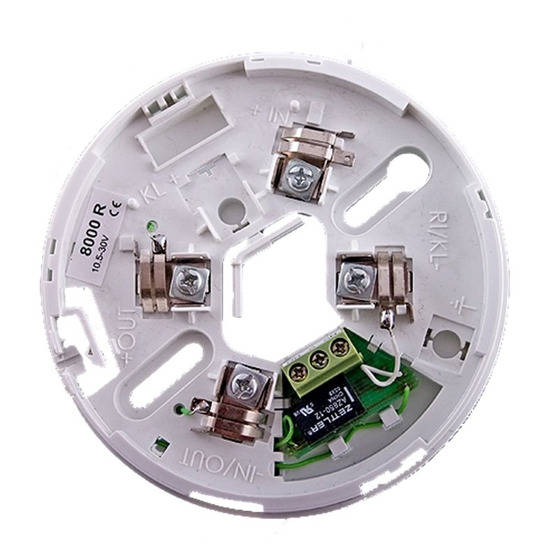 Soclu cu releu pentru detectorii conventionali din seria FD80xx - UNIPOS DB8000R Soclu cu releu pentru detectorii conventionali din seria FD80xx - UNIPOS DB8000R