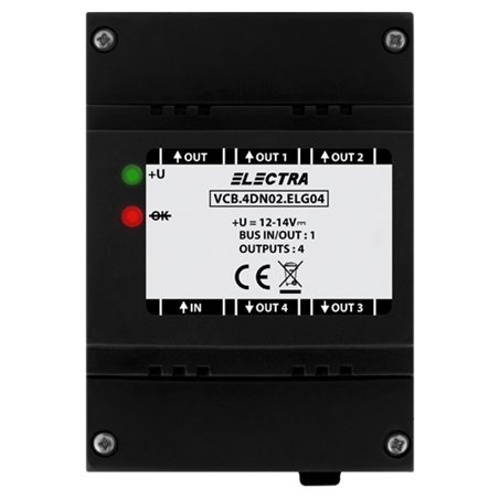 Doza derivatie video, 4 iesiri SMART - ELECTRA VCB.4DN02.ELG04