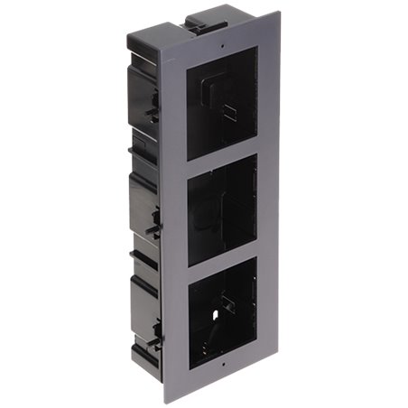 Rama montaj ingropat, 3 module, pentru Interfon modular - HIKVISION DS-KD-ACF3