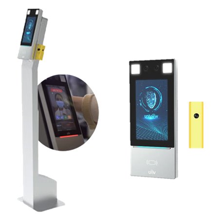 Terminal control acces recunoastere faciala + detectie temperatura - UNV OET-213H-BTS1