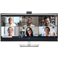 Monitor LED DELL Curved, Video Conferencing C3422WE, 34.14", WQHD 3440x1440, 21:9, IPS, 1000:1, 178/178, 5ms, 300cd/m2, DP, HDMI