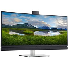 Monitor LED DELL Curved, Video Conferencing C3422WE, 34.14", WQHD 3440x1440, 21:9, IPS, 1000:1, 178/178, 5ms, 300cd/m2, DP, HDMI