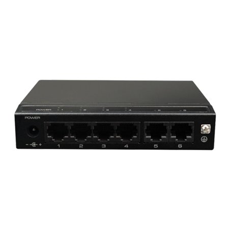 Switch 4 porturi PoE+, 2 porturi uplink - UTEPO SF6P-HM