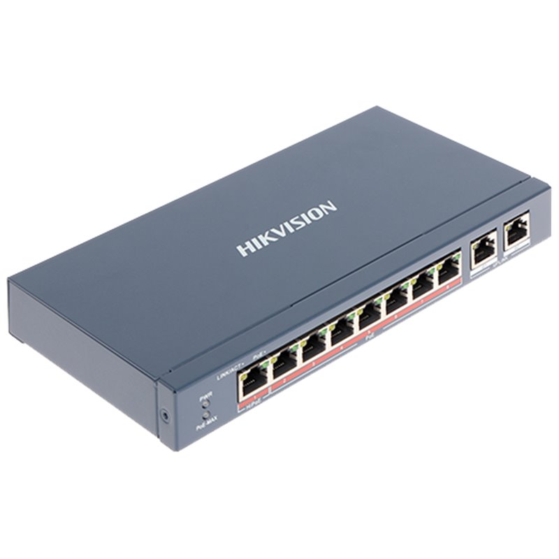 Switch 8 porturi PoE+, 2 porturi uplink - HIKVISION DS-3E0310HP-E Switch 8 porturi PoE+, 2 porturi uplink - HIKVISION DS-3E0310HP-E
