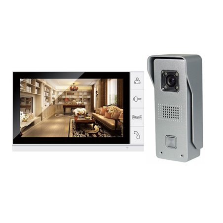 Videointerfon color 9" cu inregistrare Tongwei alb DP-998R