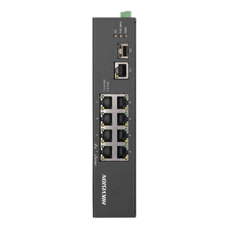 Switch 8 porturi PoE, 2 porturi uplink SFP/RJ45 - HIKVISION DS-3T0310HP-E-HS Switch 8 porturi PoE, 2 porturi uplink SFP/RJ45 - HIKVISION DS-3T0310HP-E-HS