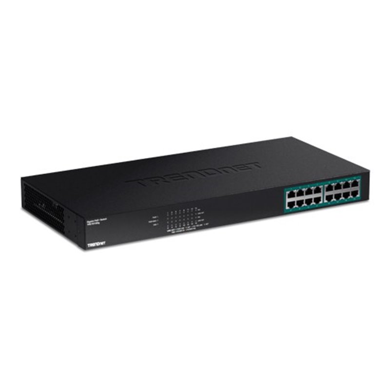 Switch 16 porturi Gigabit PoE+ 246W - TRENDnet TPE-TG160G Switch 16 porturi Gigabit PoE+ 246W - TRENDnet TPE-TG160G