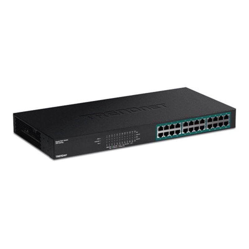 Switch 24 porturi Gigabit PoE+ 370W - TRENDnet TPE-TG240G Switch 24 porturi Gigabit PoE+ 370W - TRENDnet TPE-TG240G
