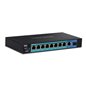 Switch 8 porturi Gigabit PoE+ 58W, 1 port Gigabit, 1 port SFP - TRENDnet TE-GP102 Switch 8 porturi Gigabit PoE+ 58W, 1 port Gigabit, 1 port SFP - TRENDnet TE-GP102
