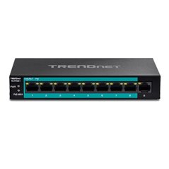 Switch 8 porturi Fast Ethernet Long Range 250m PoE+ 60W, 1 port Fast Ethernet - TRENDnet TE-FP091