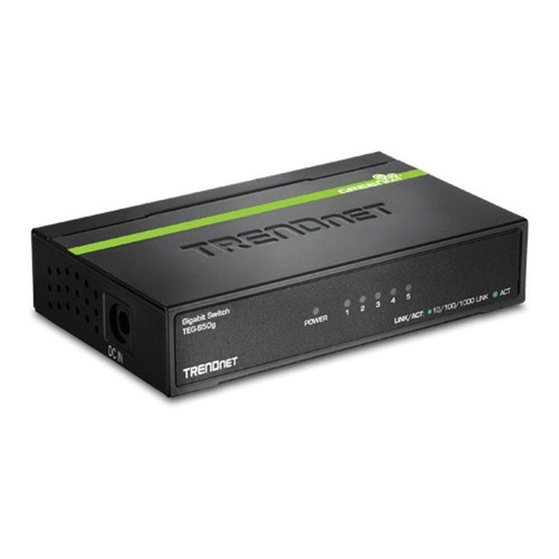 Switch GREENnet 5 porturi Gigabit - TRENDnet TEG-S50G