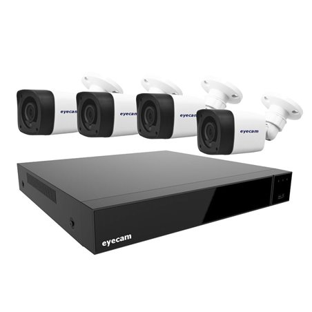 Sistem Supraveghere Exterior 4 Camere Bullet 5MP