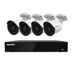 Sistem Supraveghere Exterior 4 Camere Starvis 2MP