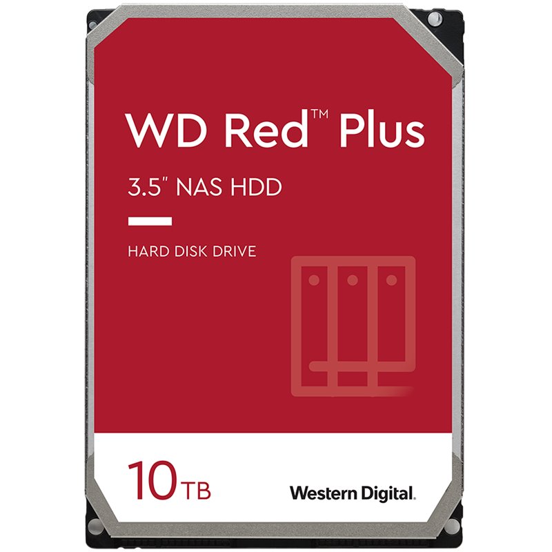 HDD NAS WD Red Plus (3.5'', 10TB, 256MB, 7200 RPM, SATA 6 Gb/s) HDD NAS WD Red Plus (3.5'', 10TB, 256MB, 7200 RPM, SATA 6 Gb/s)