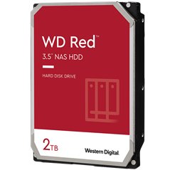 HDD NAS WD Red Plus (3.5'', 2TB, 128MB, 5400 RPM, SATA 6 Gb/s)