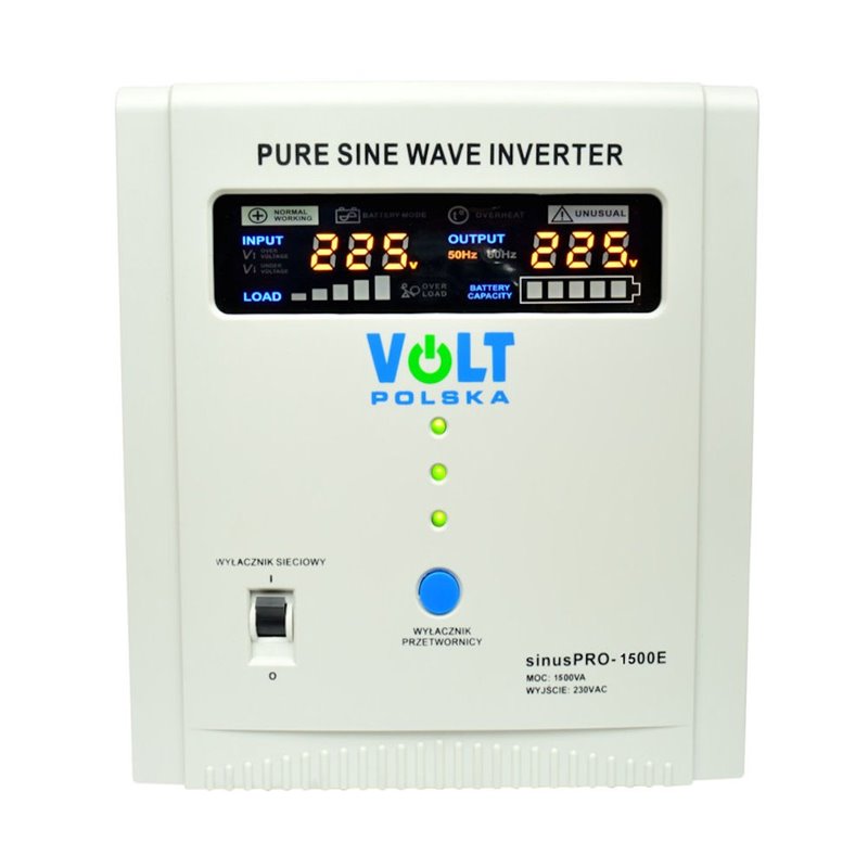 UPS centrale termice VOLT sinus PRO-1500E 1500VA 1050W 12V UPS centrale termice VOLT sinus PRO-1500E 1500VA 1050W 12V