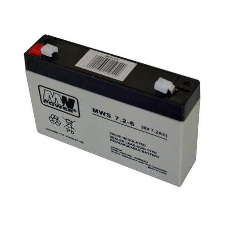 ACUMULATOR 7.2AH/6V MW POWER