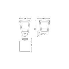 LAMPA DE PERETE PHLIPS HUE ECONIC EXT.