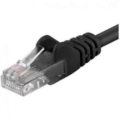 Patchcord UTP RJ45 Cat.5e 0.5m NEGRU