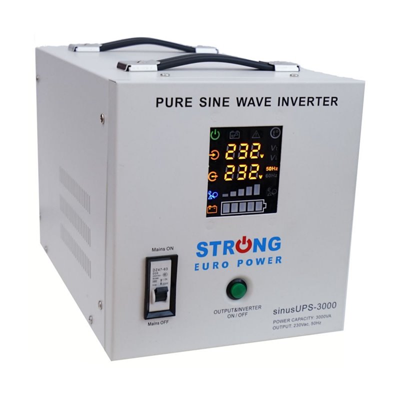 UPS centrale termice Strong Euro Power 3000VA 2100W Tensiune baterie 48V (4 x 12V) UPS centrale termice Strong Euro Power 3000VA 2100W Tensiune baterie 48V (4 x 12V)