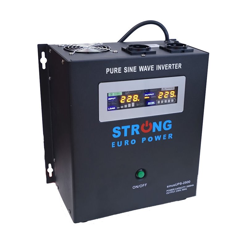 UPS centrale termice Strong Euro Power W 2500VA 1800W Tensiune baterie 24V (2 x 12V) UPS centrale termice Strong Euro Power W 2500VA 1800W Tensiune baterie 24V (2 x 12V)