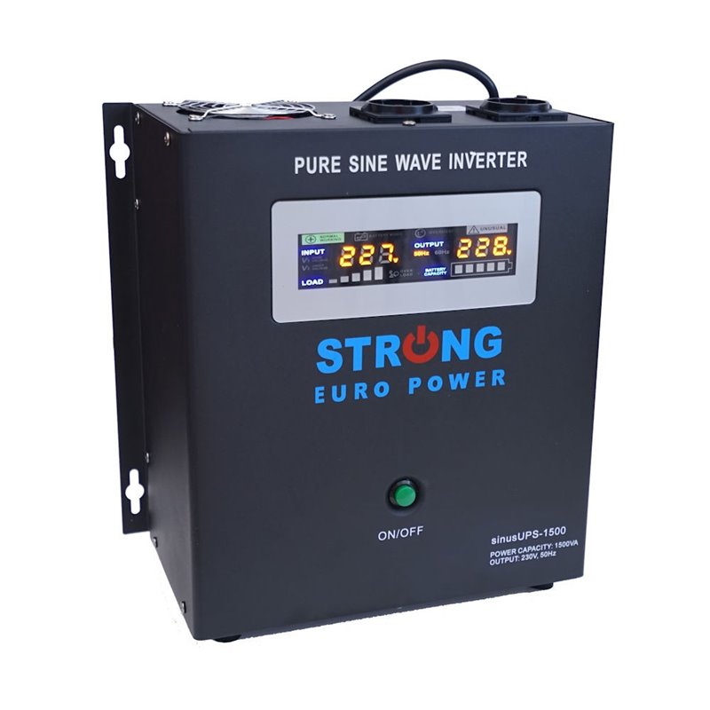 UPS centrala termica Strong Euro Power W 1500VA 1050W Tensiune Baterie 24V (2 x 12V) UPS centrala termica Strong Euro Power W 1500VA 1050W Tensiune Baterie 24V (2 x 12V)