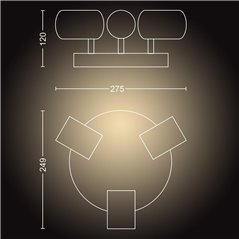 SPOT LED PHILIPS HUE ADORE PT. BAIE 3X5W