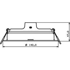 SPOT LED PHILIPS MESON 13W 8718696173596
