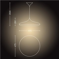 LAMPA SUSPENDATA PHILIPS HUE CHER