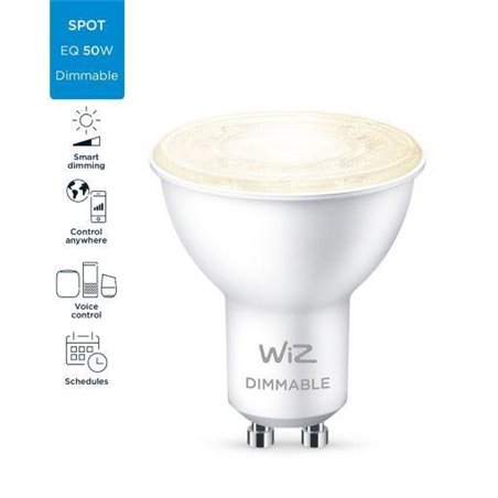 SPOT LED PHILIPS WiZ DIMMABLE GU10 4.9W