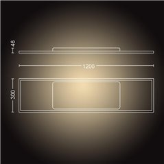 PANOU LED PHILIPS HUE AURELLE 1200X300MM