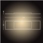 PANOU LED PHILIPS HUE AURELLE 1200X300MM