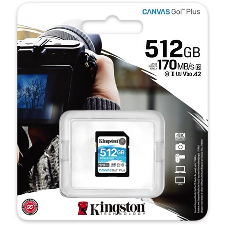 SD CARD KS 512GB CL10 UHS-I CANV GO PLUS